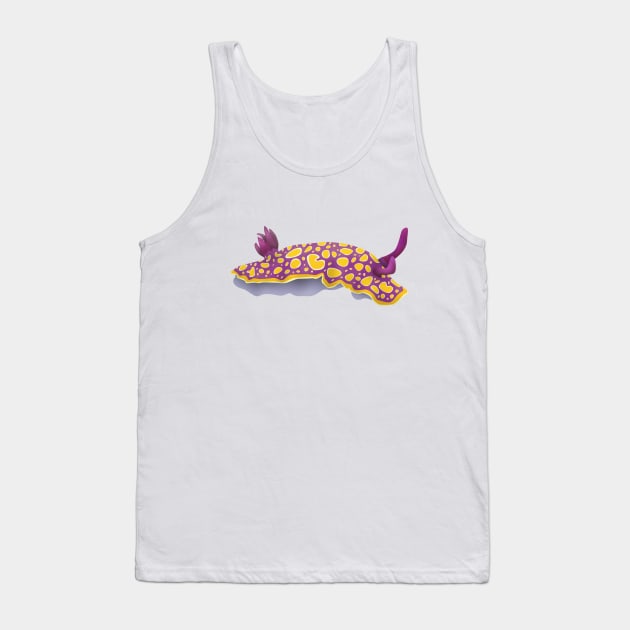 Chromodoris luteorosea Tank Top by jurjenbertens